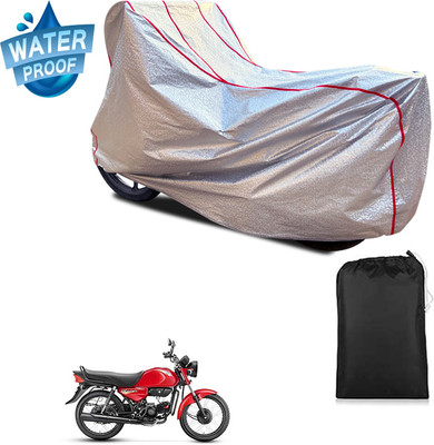 PAGORA Waterproof Two Wheeler Cover for Hero(HF Dawn BS6, Silver)