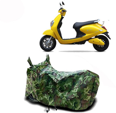 DeepShakshi AUTOMOTIVE Waterproof Two Wheeler Cover for Techo Electra(Emerge, Green)