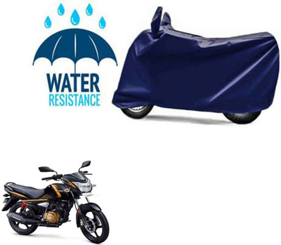 WMIZEXA Waterproof Two Wheeler Cover for TVS(Victor BS6, Blue)