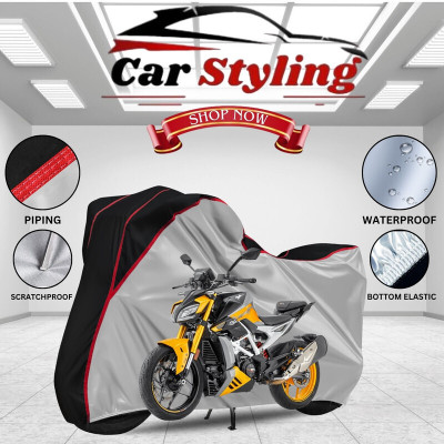 Car Styling Waterproof Two Wheeler Cover for TVS(Apache RTR 310 BS6, Multicolor)