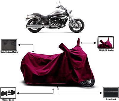 Amexride Two Wheeler Cover for Hyosung(Aquila Pro 650, Maroon)