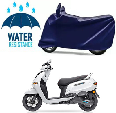 Furious3D Two Wheeler Cover for TVS(iQube Electric, Blue)