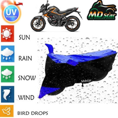 Mdstar Waterproof Two Wheeler Cover for TVS(Electric AXLHE-20 BS6, Blue)