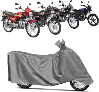 AutoGalaxy Waterproof Two Wheeler Cover for Hero(Splendor, Grey)