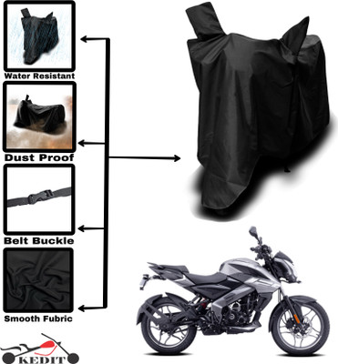 AASHTIK MART Two Wheeler Cover for Bajaj(Pulsar NS125 BS6, Black)