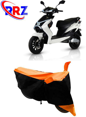 RRZ Waterproof Two Wheeler Cover for Electric Cruz(X1, Black, Orange)
