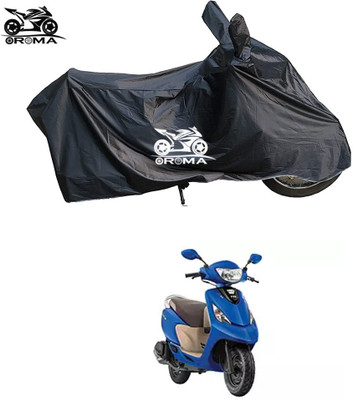 AutoRash Two Wheeler Cover for TVS(Scooty Zest 110, Black)