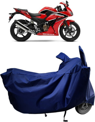 Amexride Two Wheeler Cover for Honda(CBR300R BS6, Blue)