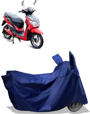 Amexride Two Wheeler Cover for Hero Electric(Electric Dash BS6, Blue)