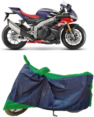AutoFave Two Wheeler Cover for Aprilia(RSV4, Multicolor)