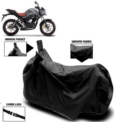 MMSSTAR Waterproof Two Wheeler Cover for Suzuki(Gixxer Special Edition, Black)