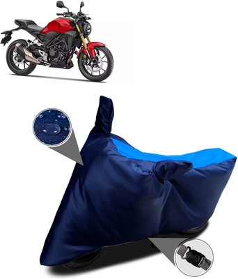 PAGORA Waterproof Two Wheeler Cover for Honda(CB300R, Blue)