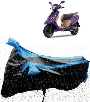 Mdstar Waterproof Two Wheeler Cover for TVS(Zest 110, Blue)