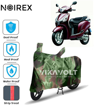 NOIREX Waterproof Two Wheeler Cover for Honda(Aviator, Green)