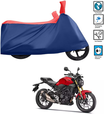 CODOKI Waterproof Two Wheeler Cover for Honda(CB300R, Red)