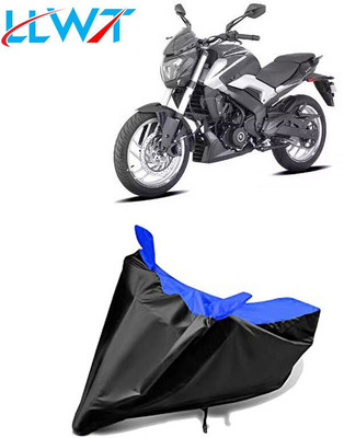 DeepShakshi AUTOMOTIVE Waterproof Two Wheeler Cover for Bajaj(Dominar, Black, Blue)