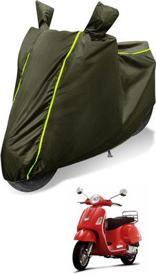 MOCKHE Waterproof Two Wheeler Cover for Vespa(Vespa SXL, Green)