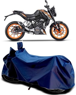 AASHTIK MART Two Wheeler Cover for KTM(125 Duke, Blue)