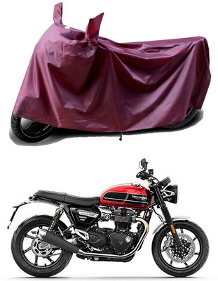 SMDP Waterproof Two Wheeler Cover for Triumph(Speed Twin BS6, Blue)