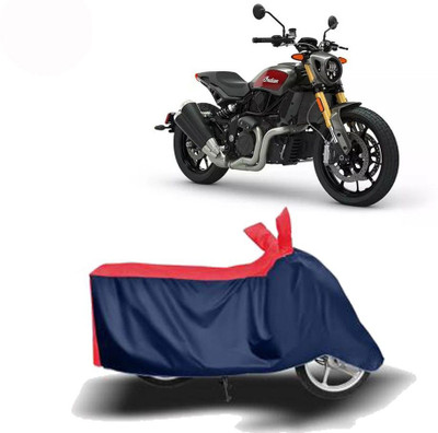 DeepShakshi AUTOMOTIVE Waterproof Two Wheeler Cover for Indian(FTR 1200, Red, Blue)