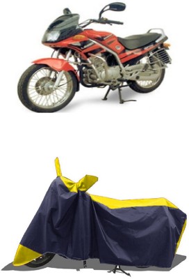 SUGASHRI Waterproof Two Wheeler Cover for Kinetic(GF Lazer, Yellow, Blue)