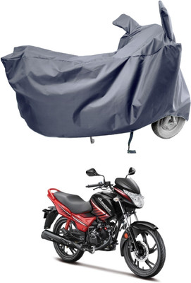 Amexride Two Wheeler Cover for Hero(Glamour Programmed FI, Grey)