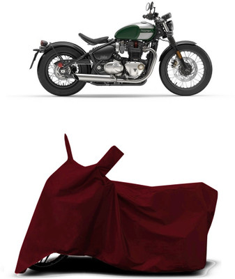 VESMEI Two Wheeler Cover for Triumph(Bonneville Bobber BS6, Red)