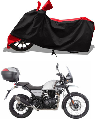 KEDIT Two Wheeler Cover for Royal Enfield(Himalayan, Red, Black)