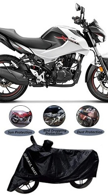 gurukul mart Waterproof Two Wheeler Cover for Hero(Passion Plus, Black)