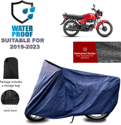 PAGORA Waterproof Two Wheeler Cover for Hero(HF Dawn BS6, Blue)