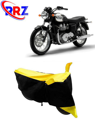 RRZ Waterproof Two Wheeler Cover for Triumph(Street Twin, Black, Yellow)