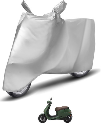 Caronix Waterproof Two Wheeler Cover for Ola(Silver)