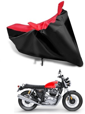 KEDIT Two Wheeler Cover for Royal Enfield(Continental GT, Red, Black)