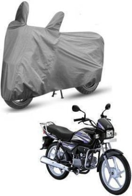 COMODO Two Wheeler Cover for Hero, Universal For Bike(Splendor, Grey)