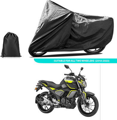 CODOKI Two Wheeler Cover for Yamaha(FZ S V3, Black)