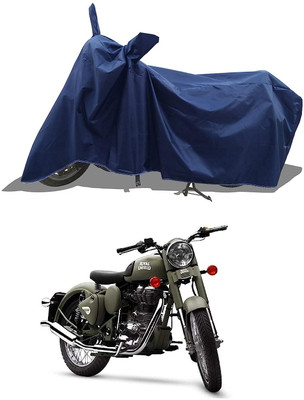 AASHTIK MART Two Wheeler Cover for Royal Enfield(Beat, Blue)