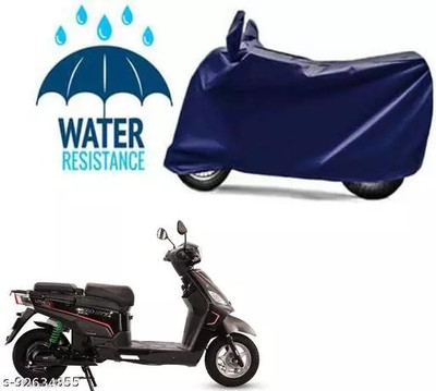 gurukul mart Waterproof Two Wheeler Cover for Techo Electra(Centuro, Blue)