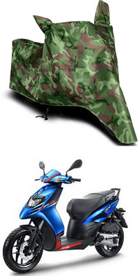 Mdstar Waterproof Two Wheeler Cover for Aprilia(SR 125, Multicolor)