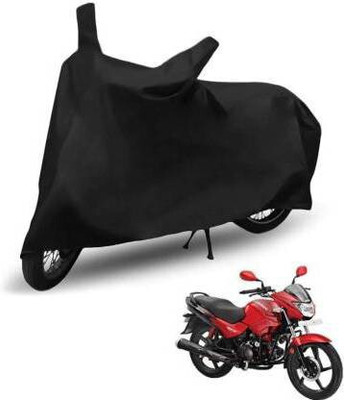 DeepShakshi AUTOMOTIVE Waterproof Two Wheeler Cover for Hero(Glamour, Black)