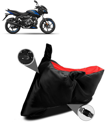 PAGORA Waterproof Two Wheeler Cover for Bajaj(Pulsar 125, Red)