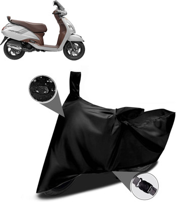 DeepShakshi AUTOMOTIVE Waterproof Two Wheeler Cover for TVS(Jupiter classic, Black)