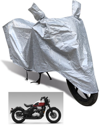 Euro Care Waterproof Two Wheeler Cover for JAWA(Bobber 350, Silver)