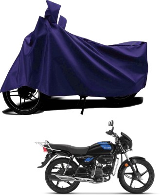 KEDIT Waterproof Two Wheeler Cover for Hero(Splendor Plus, Blue)