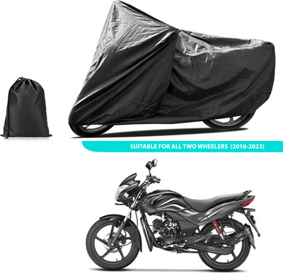 PAGORA Two Wheeler Cover for Hero(Passion Xpro, Black)