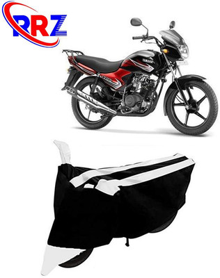 RRZ Waterproof Two Wheeler Cover for Yamaha(YBR 110, Black, White)