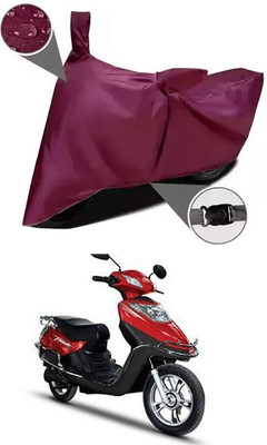 KEDIT Two Wheeler Cover for Hero(Electric Flash, Maroon)