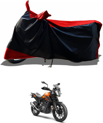 DeepShakshi AUTOMOTIVE Waterproof Two Wheeler Cover for KTM(390 Adventure BS6, Red)
