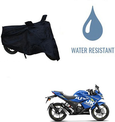 DeepShakshi AUTOMOTIVE Waterproof Two Wheeler Cover for Suzuki(Gixxer SF, Black)