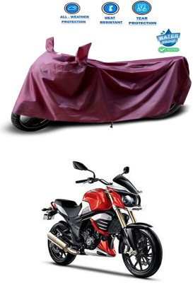 Genipap Waterproof Two Wheeler Cover for Mahindra(MOJO XT 300, Maroon)