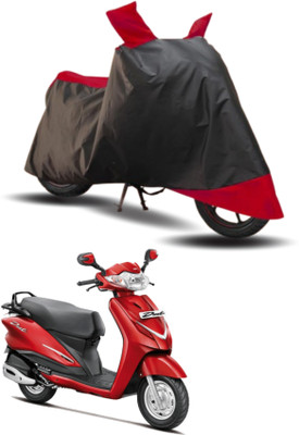 KEDIT Two Wheeler Cover for Hero(Duet, Red, Black)